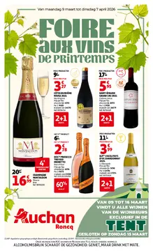 Auchan Roncq folder voorblad