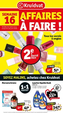 Kruidvat couverture de brochure