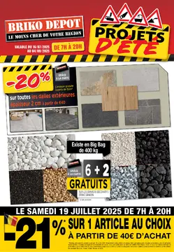 Briko Depot couverture de brochure