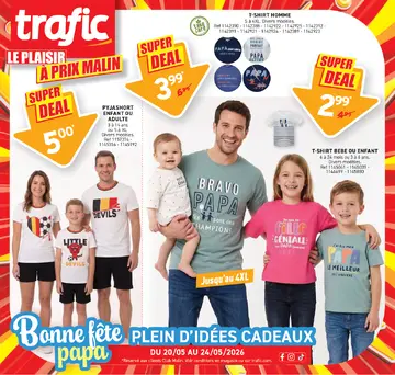 Trafic couverture de brochure