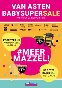 Van Asten BabySuperstore folder voorblad
