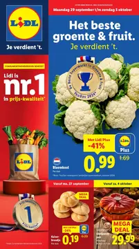 Lidl folder voorblad
