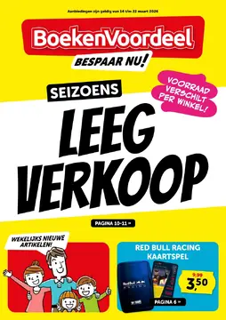 BoekenVoordeel folder voorblad