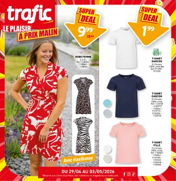 Trafic couverture de brochure