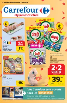 Carrefour couverture de brochure