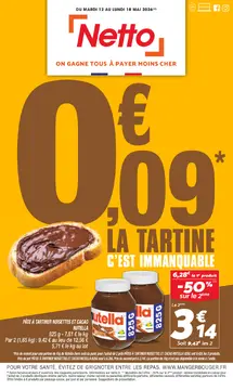 Netto couverture de brochure