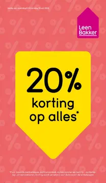 Leen Bakker folder voorblad