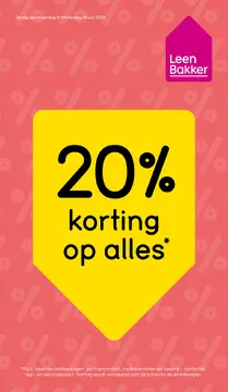 Leen Bakker folder voorblad