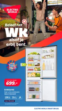 Electro World folder voorblad