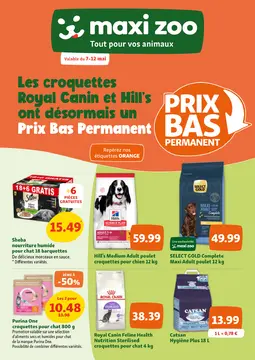 Maxi Zoo couverture de brochure