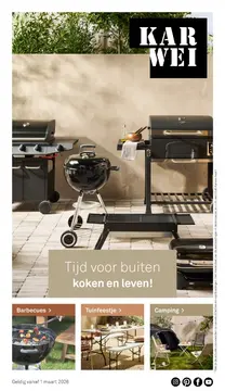 Karwei BBQ folder voorblad