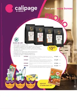 Calipage couverture de brochure
