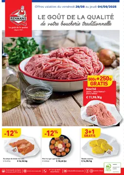 Renmans couverture de brochure