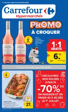 Carrefour couverture de brochure