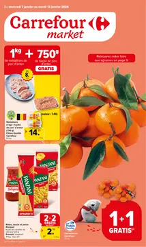 Carrefour Market couverture de brochure