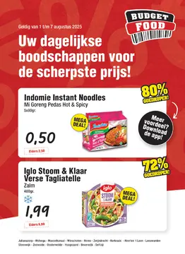 Budget Food folder voorblad