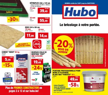 Hubo couverture de brochure