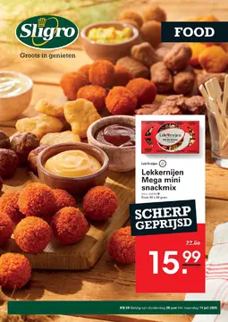 Sligro folder voorblad