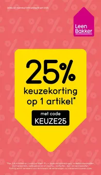 Leen Bakker folder voorblad