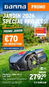 GAMMA Jardin couverture de brochure