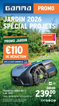 GAMMA Jardin couverture de brochure