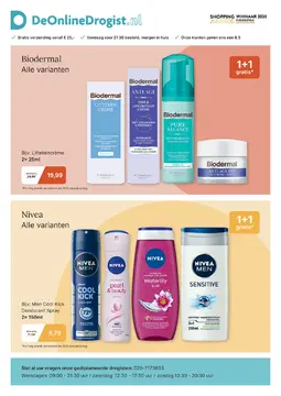 De Online Drogist folder voorblad