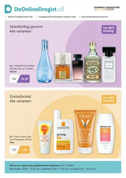 De Online Drogist folder voorblad