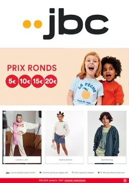 JBC couverture de brochure