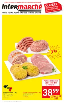 Intermarché couverture de brochure