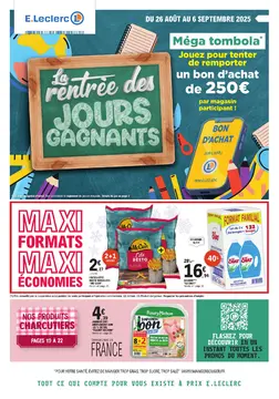 E.Leclerc couverture de brochure