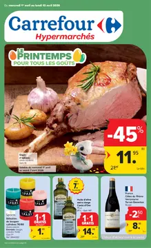 Carrefour couverture de brochure