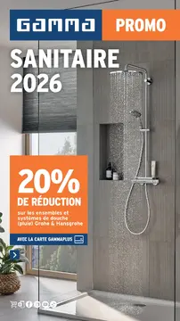 GAMMA Sanitaire couverture de brochure