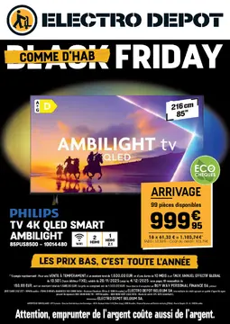 Electro Depot couverture de brochure