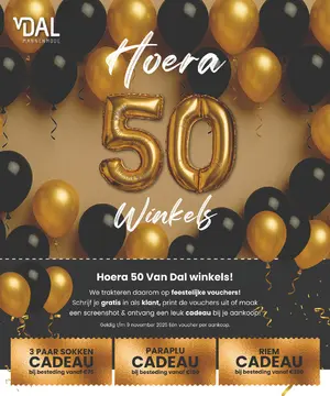 Van Dal mannenmode folder voorblad