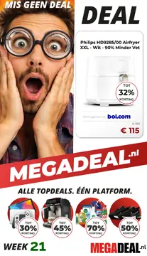 MegaDeal folder voorblad