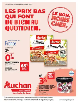 Auchan folder voorblad