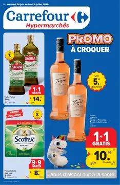 Carrefour couverture de brochure