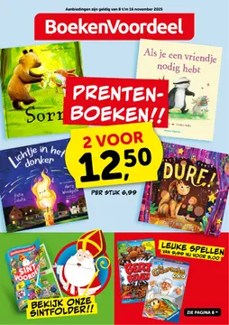 BoekenVoordeel folder voorblad
