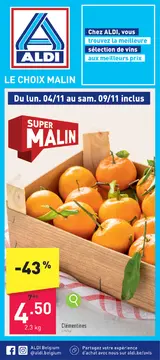 ALDI couverture de brochure