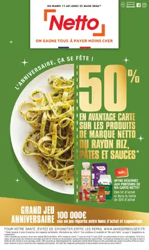 Netto couverture de brochure