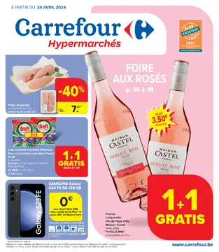 Carrefour couverture de brochure