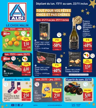 ALDI couverture de brochure