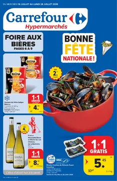 Carrefour couverture de brochure