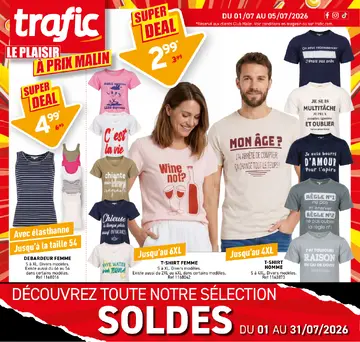 Trafic couverture de brochure