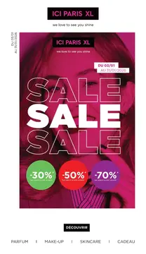 ICI PARIS XL couverture de brochure