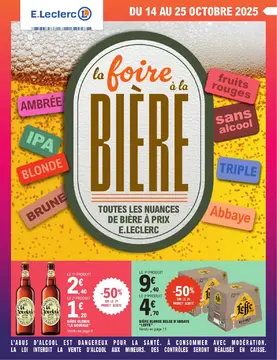 E.Leclerc couverture de brochure