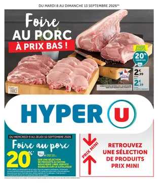 Hyper U couverture de brochure