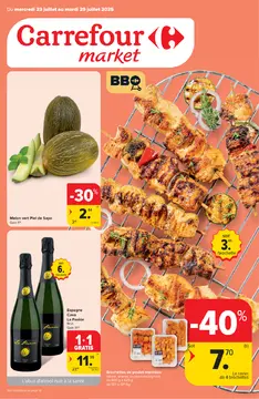 Carrefour Market couverture de brochure
