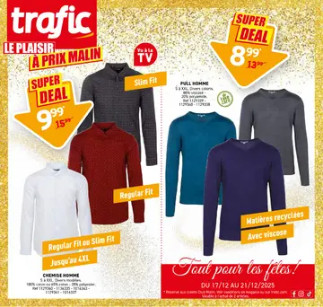 Trafic couverture de brochure