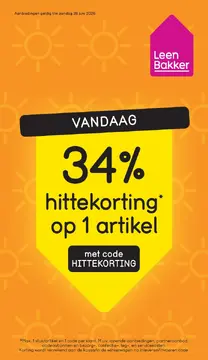 Leen Bakker folder voorblad